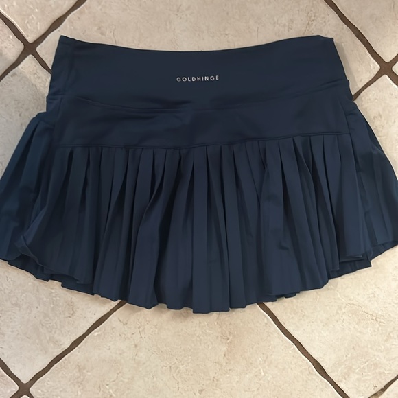 Pleated Active Skort - Navy - Picture 4 of 6